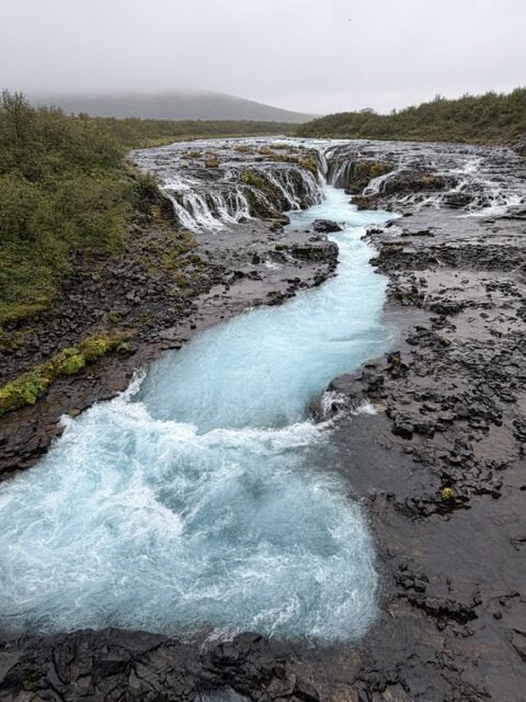 Iceland Ring Road Part 2 along a turquoise glacial river in Iceland
